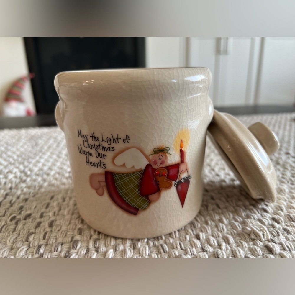 Vintage Angel Christmas Candle Holder